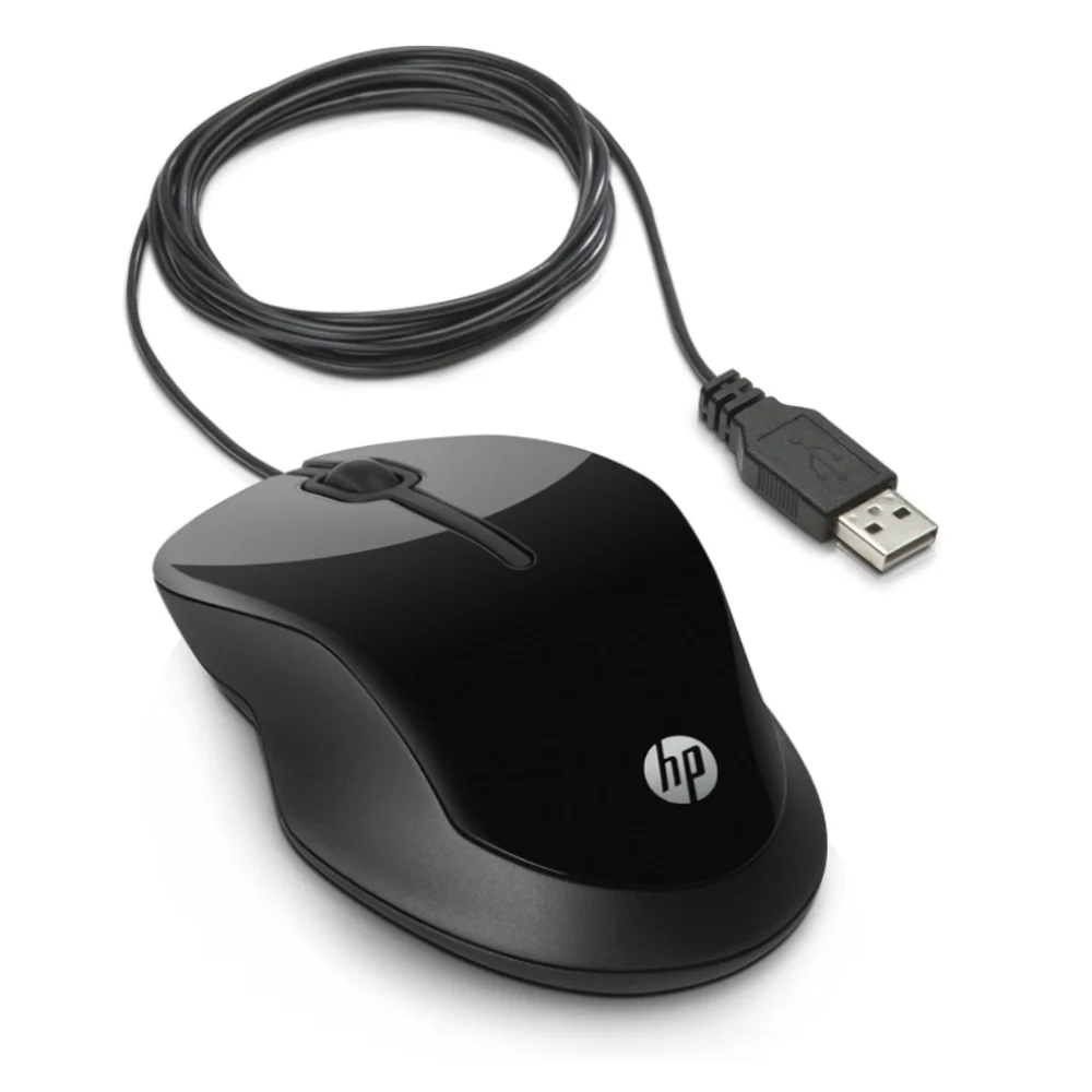 HP Wired USB Mouse X1500 (Black)